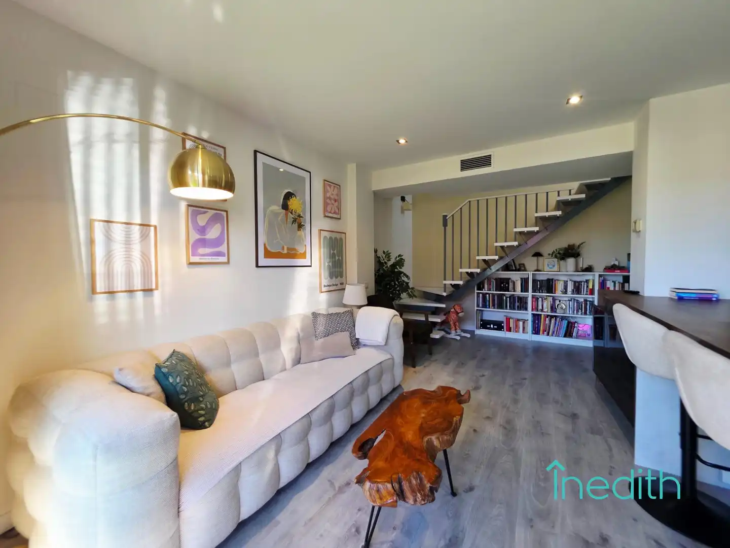 Living room of Flat for sale in Castelldefels  with Air Conditioner, Heating and Private garden