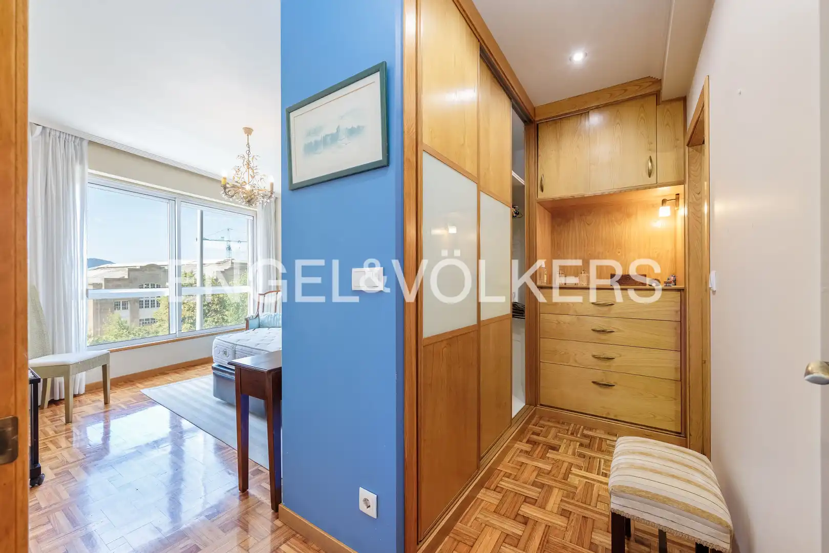 Bedroom of Apartments for rent in Vigo   with Heating, Private garden and Terrace