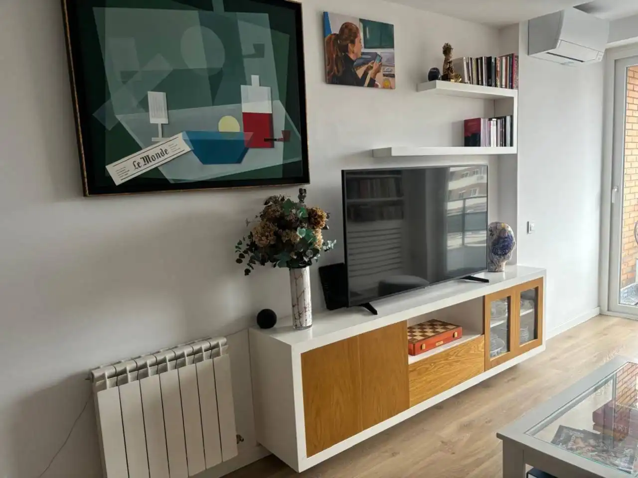 Sala de estar de Piso en venta en Madrid con Calefacción, Terraza y Trastero