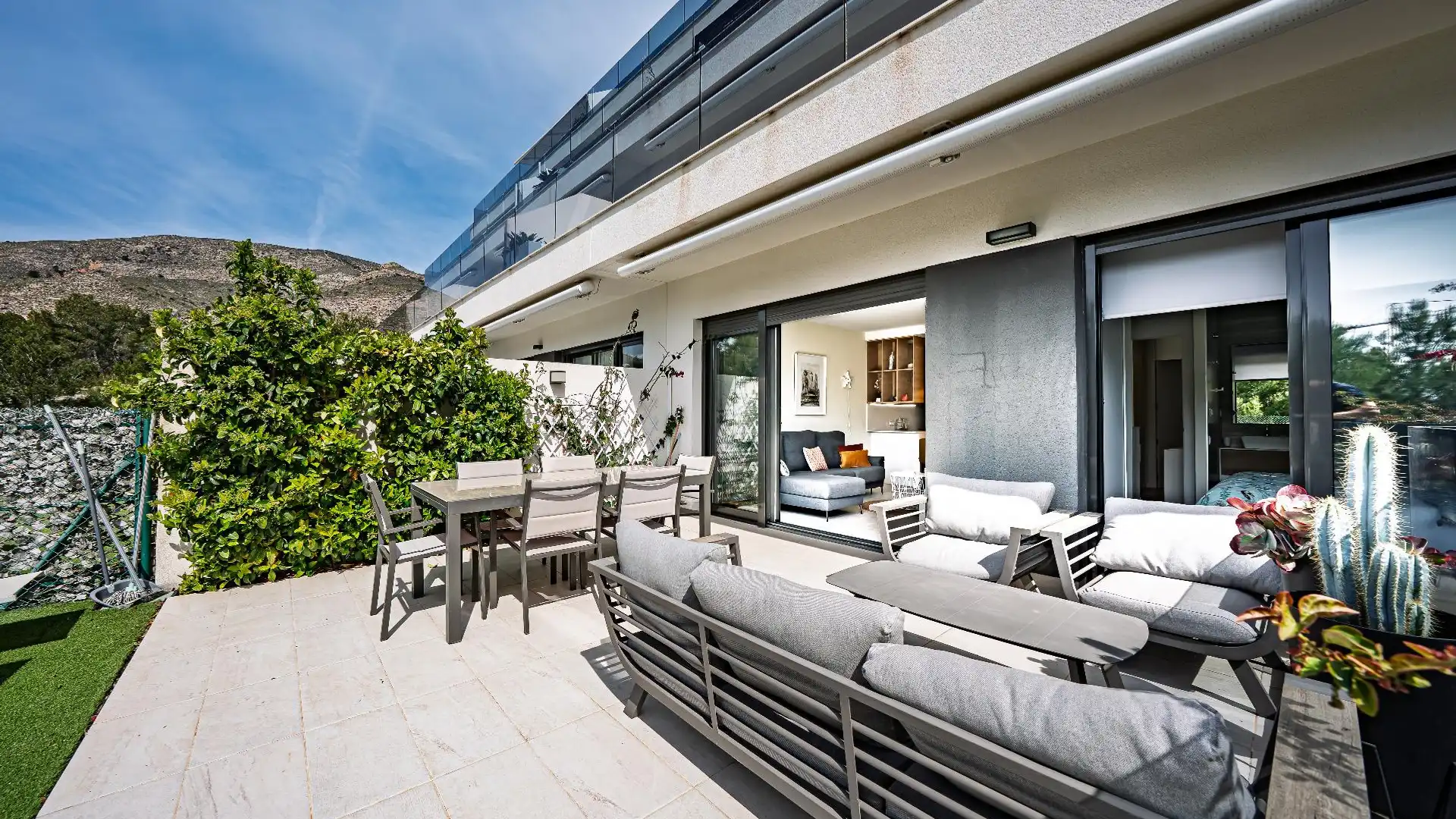 Terrace of Duplex for sale in Finestrat  with Air Conditioner, Private garden and Terrace