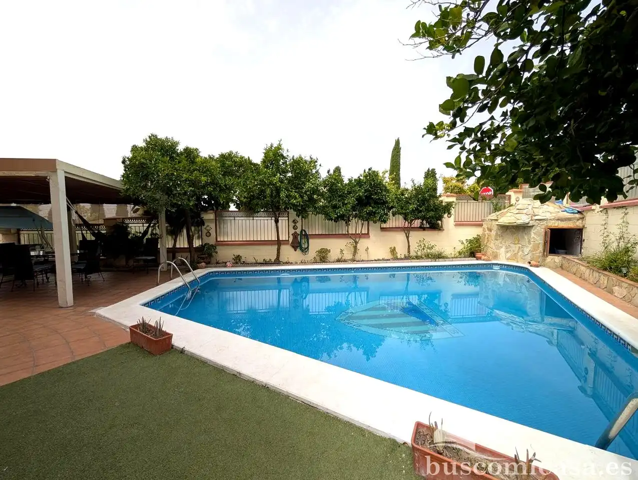 Piscina de Casa o chalet en venta en Linares con Aire acondicionado, Jardín privado y Terraza