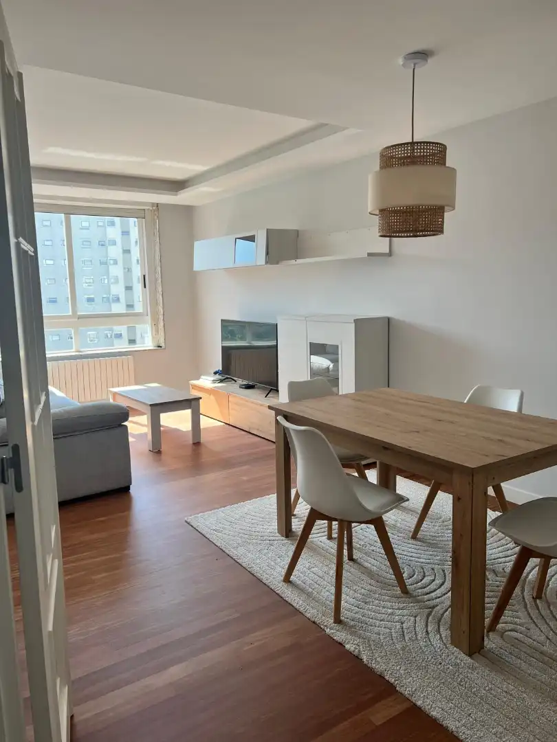Sala de estar de Piso en venta en Ourense Capital  con Calefacción, Parquet y Horno