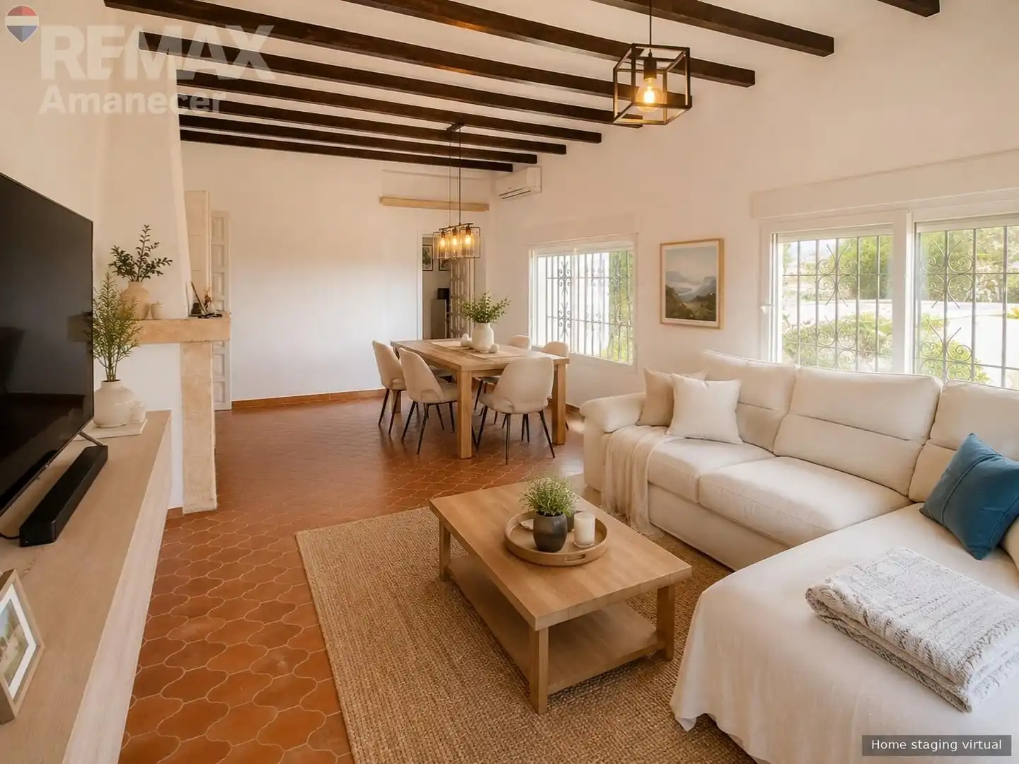 Sala d'estar de Casa o xalet en venda en Jávea / Xàbia amb Piscina