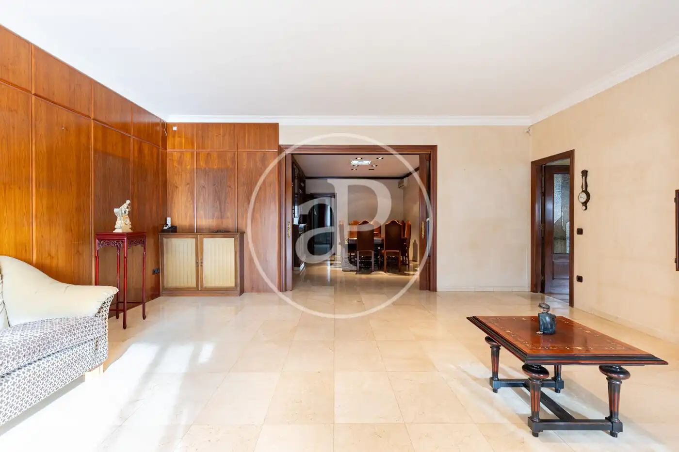 Sala d'estar de Casa adosada en venda en Sabadell amb Aire condicionat, Calefacció i Jardí privat