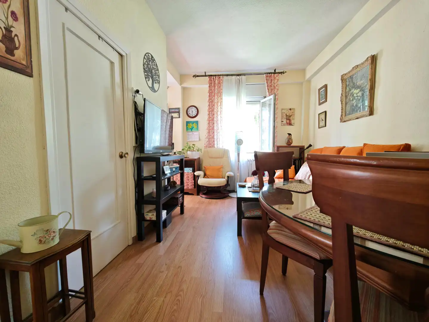Sala de estar de Piso en venta en Madrid con Calefacción y Amueblado
