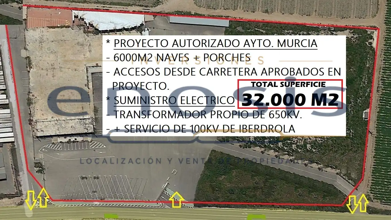 Terreny industrial en venda en Fuente Álamo de Murcia