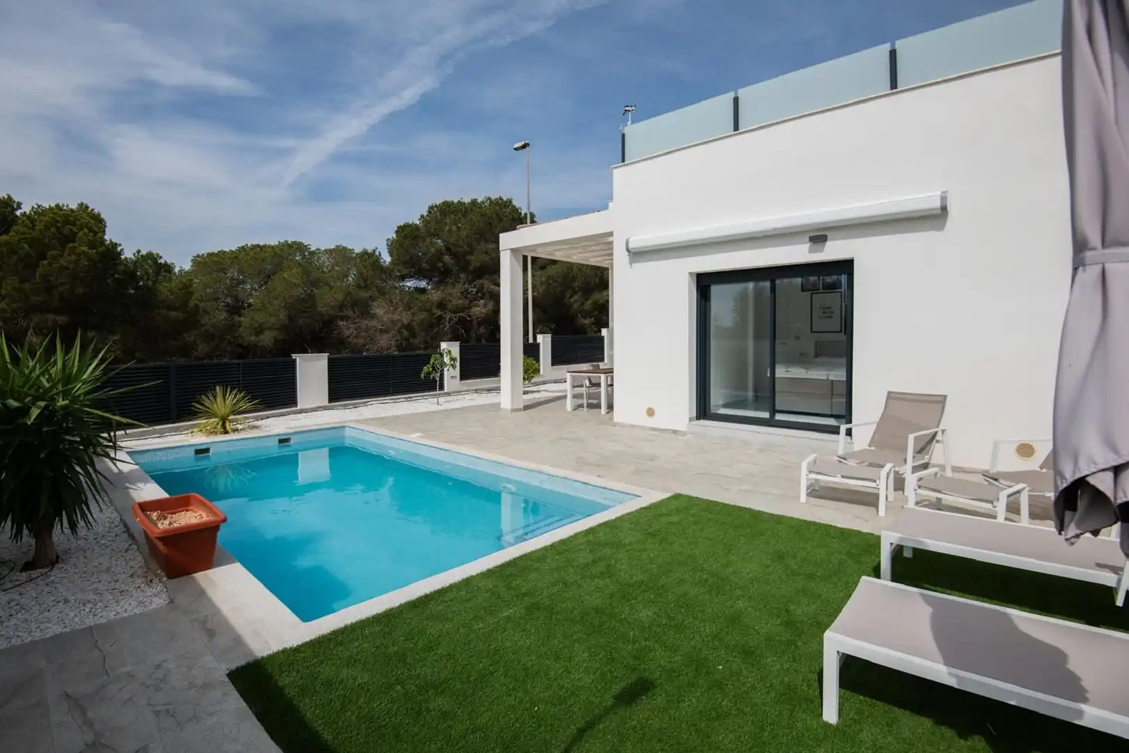 Piscina de Casa o chalet en venta en Pilar de la Horadada con Balcón