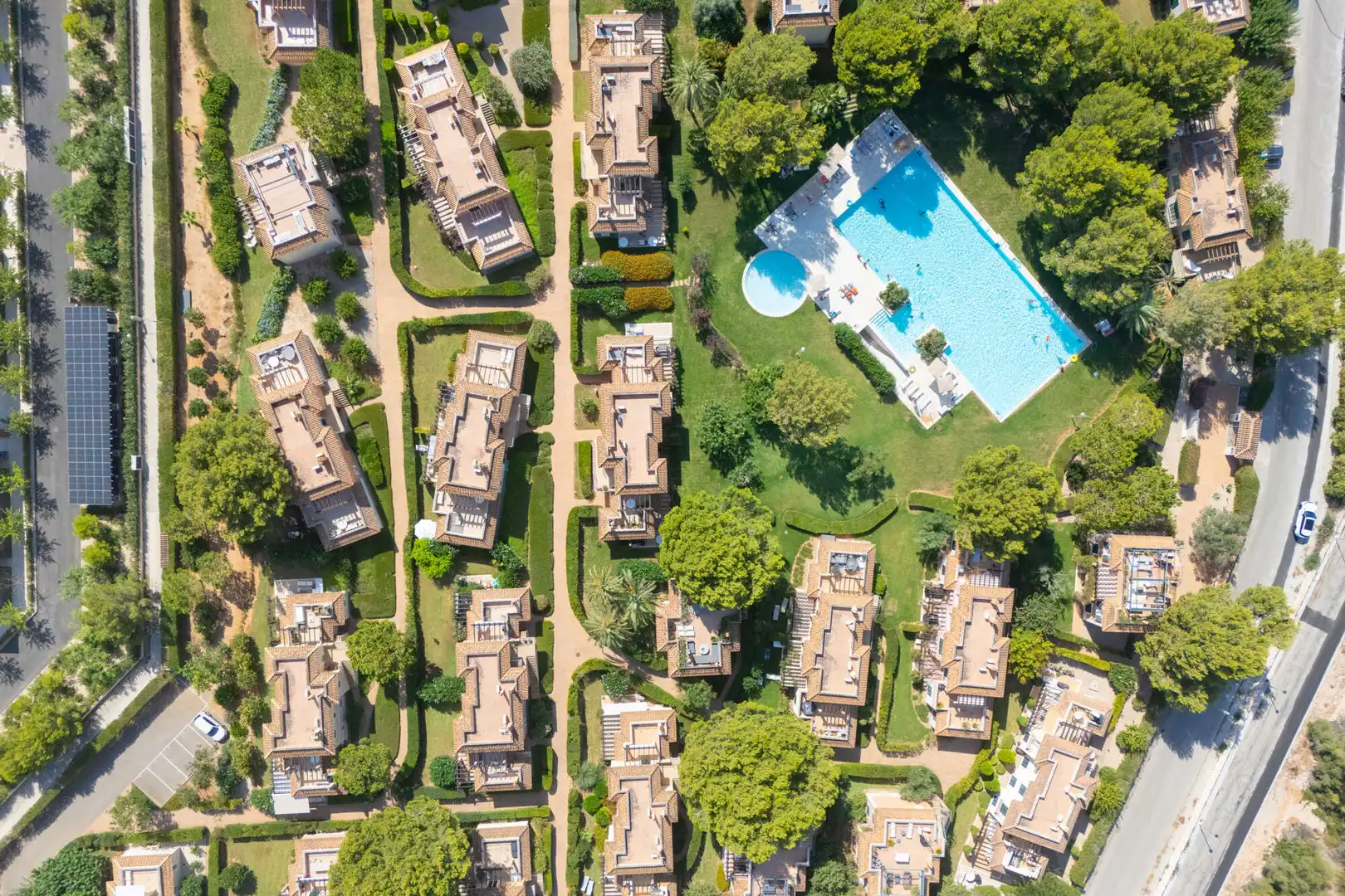 Vista exterior de Planta baixa en venda en Campos amb Aire condicionat, Terrassa i Moblat