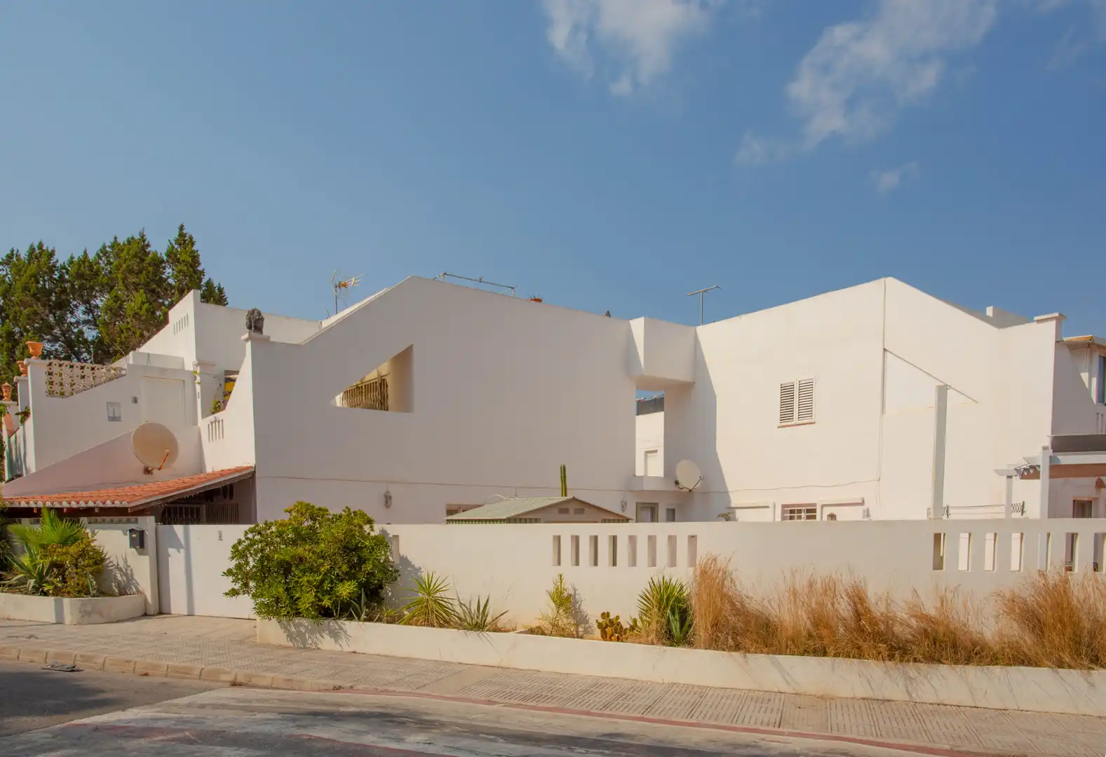 Exterior view of Attic for sale in Sant Josep de sa Talaia  with Air Conditioner, Heating and Terrace
