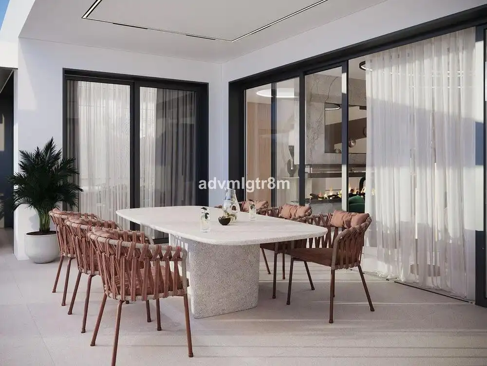 Terrassa de Casa o xalet en venda en Marbella amb Aire condicionat, Jardí privat i Terrassa