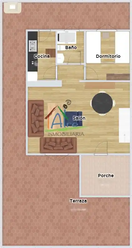 Wohnzimmer von Einfamilien-Reihenhaus zum Verkauf in Almonte mit Terrasse, Abstellraum und Möbliert