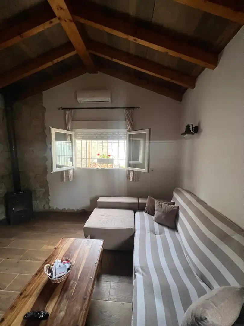 Sala d'estar de Finca rústica en venda en Vejer de la Frontera amb Jardí privat i Piscina