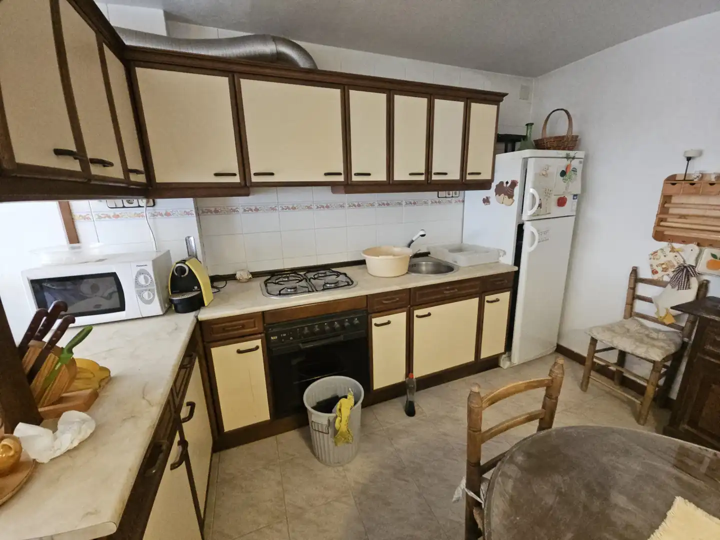 Küche von Einfamilien-Reihenhaus zum Verkauf in La Granja d'Escarp mit Klimaanlage, Heizung und Terrasse