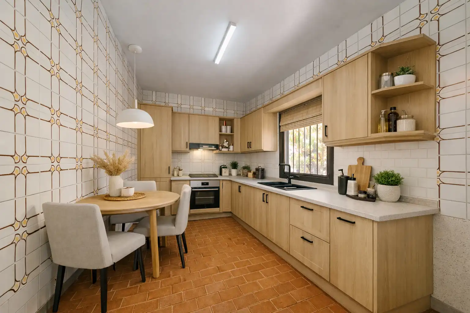 Cocina de Casa adosada en venta en El Ejido con Terraza