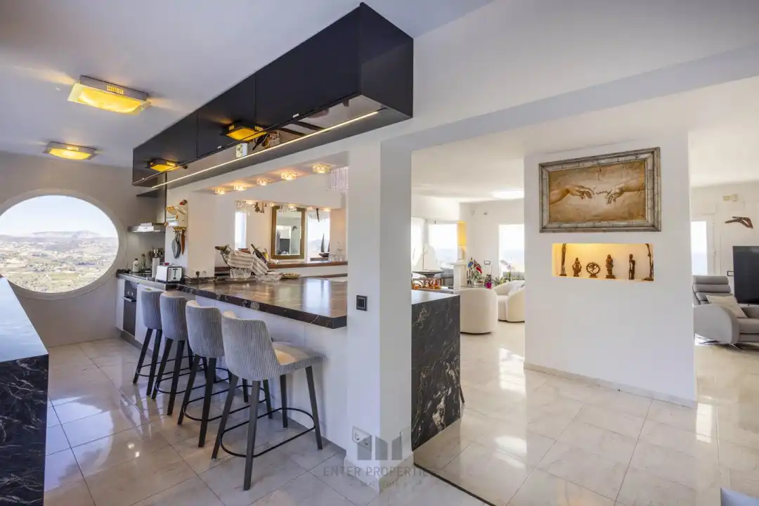 Kitchen of Flat for rent in Calpe / Calp  with Air Conditioner, Heating and Terrace