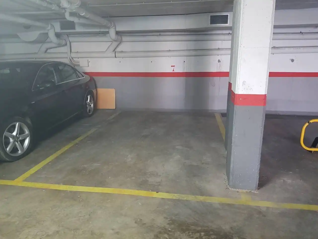 Parking of Flat for sale in Cubelles  with Air Conditioner, Heating and Terrace