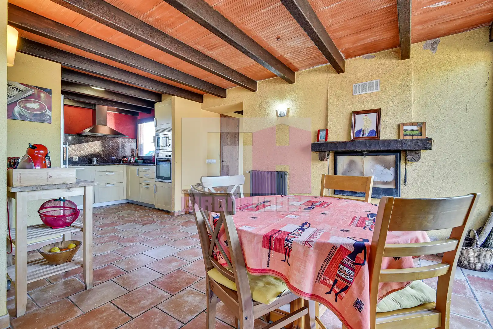 Cuina de Casa o xalet en venda en Sant Andreu Salou amb Aire condicionat, Calefacció i Jardí privat