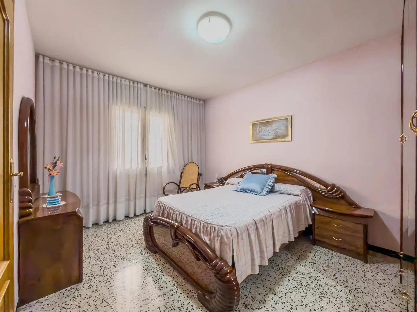 Schlafzimmer von Wohnung zum Verkauf in Terrassa mit Heizung