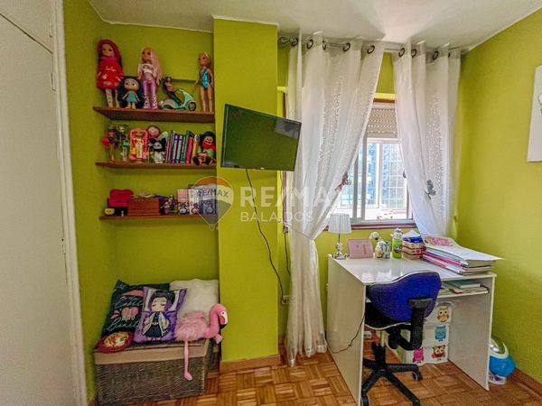 Bedroom of Flat for sale in Vigo   with Heating, Parquet flooring and Terrace