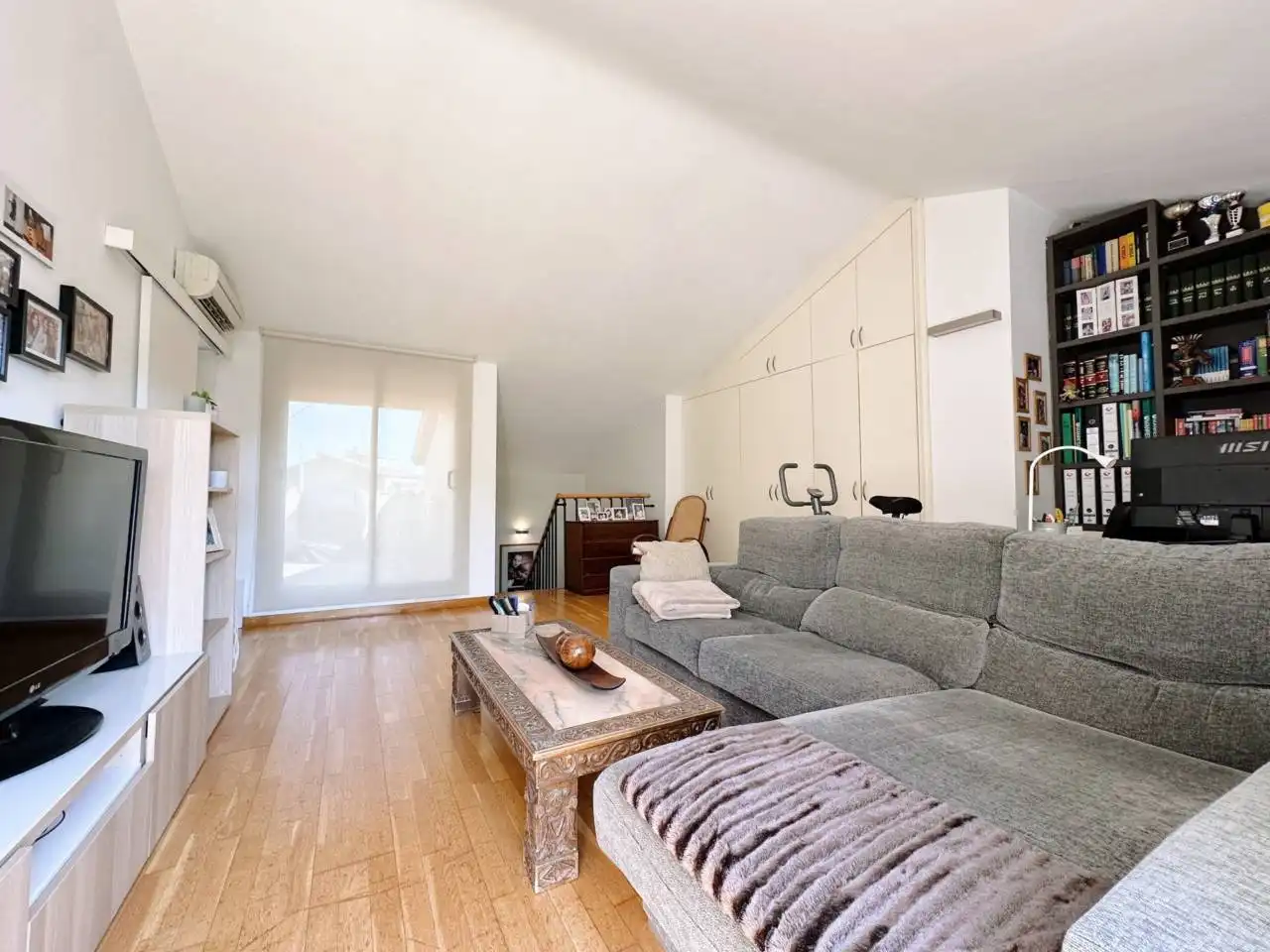 Wohnzimmer von Maisonette zum Verkauf in Manresa mit Klimaanlage, Heizung und Parkett