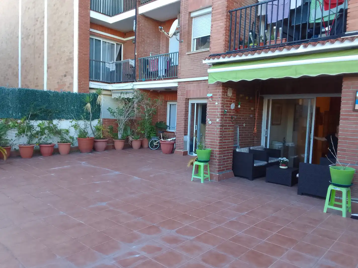 Terrassa de Pis de lloguer en Badalona amb Aire condicionat, Calefacció i Terrassa