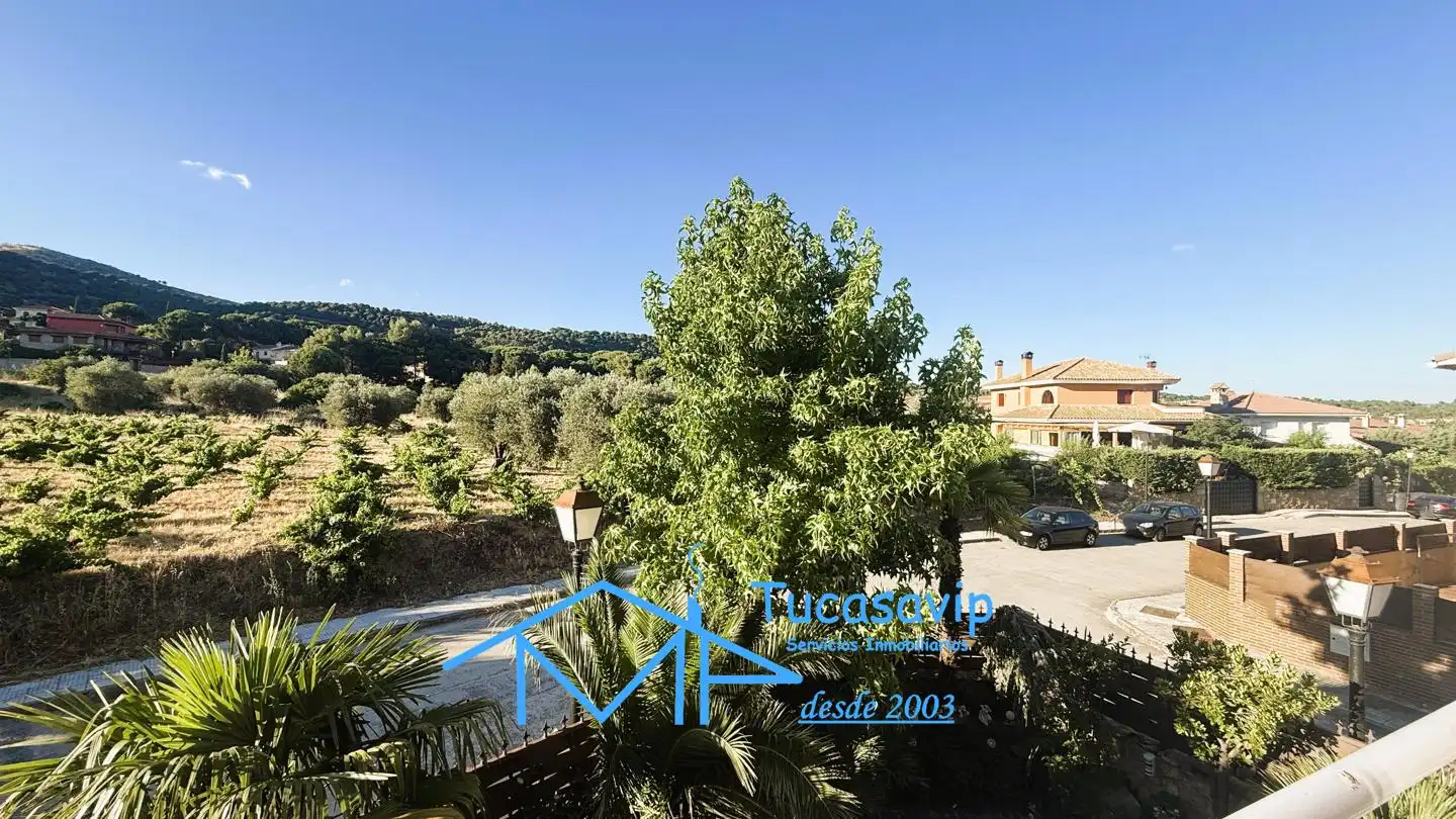 Vista exterior de Casa o xalet en venda en Cebreros amb Calefacció, Jardí privat i Terrassa