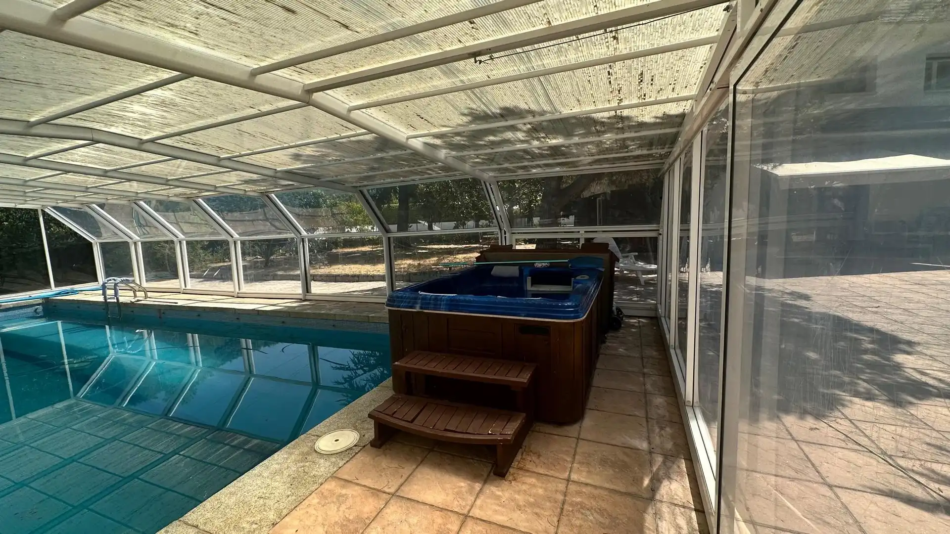 Piscina de Casa o xalet en venda en Galapagar amb Aire condicionat, Calefacció i Jardí privat