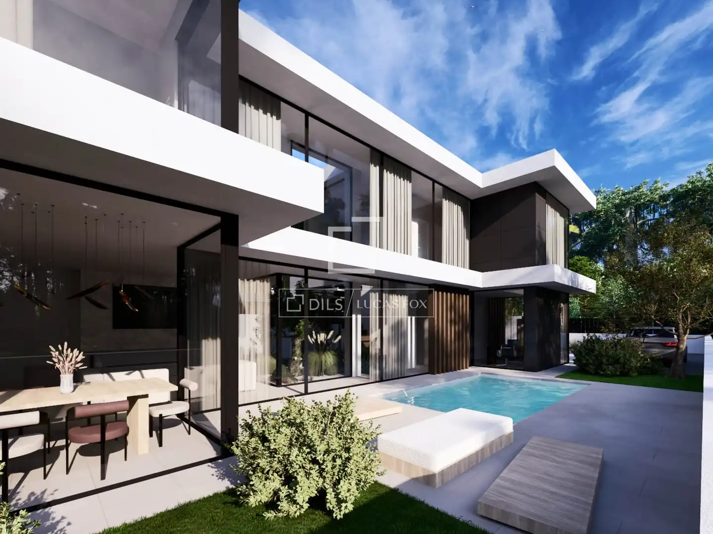 Vista exterior de Casa o chalet en venta en Majadahonda con Aire acondicionado, Jardín privado y Piscina