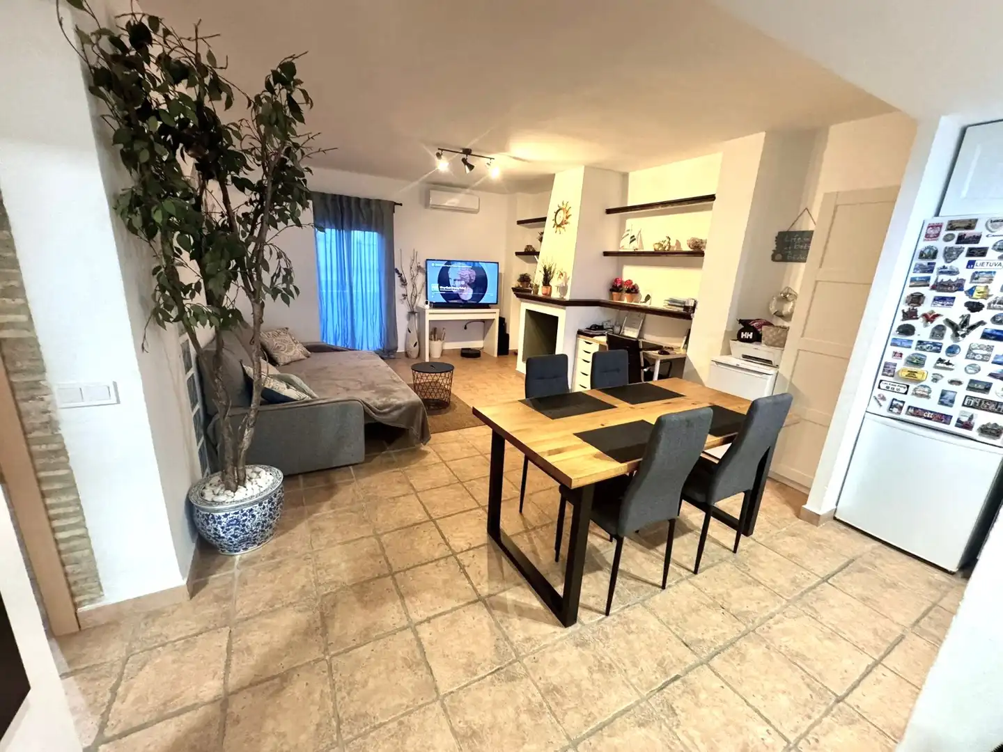 Sala d'estar de Apartament en venda en Valencia amb Aire condicionat, Jardí privat i Terrassa