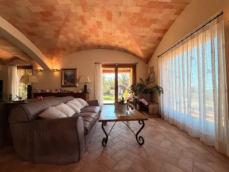 Living room of Houses for sale in Sant Feliu de Guíxols  with Air Conditioner, Heating and Private garden
