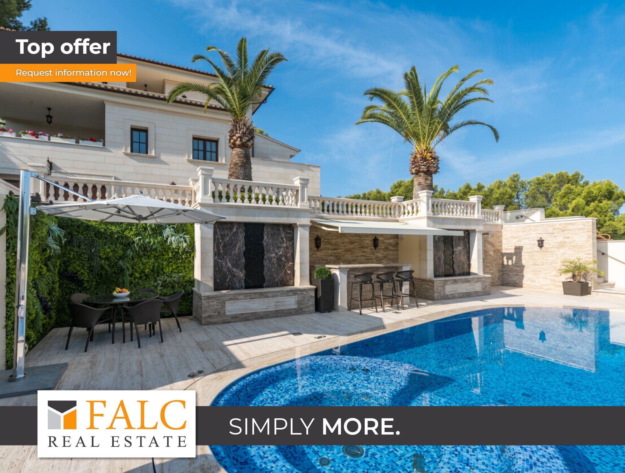 Vista exterior de Casa o chalet en venta en Calvià con Aire acondicionado, Jardín privado y Piscina