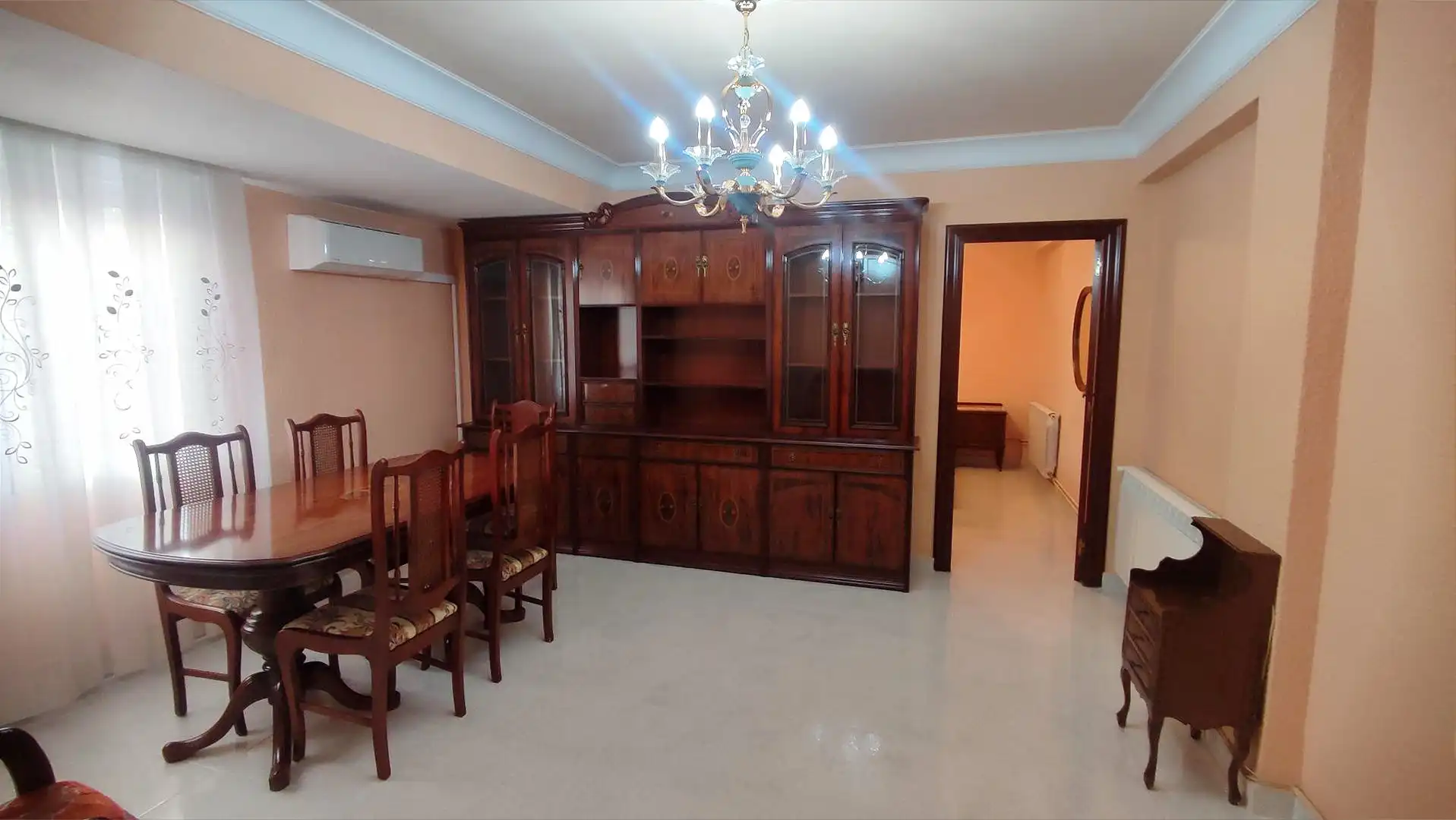 Comedor de Piso de alquiler en Zaragoza con Aire acondicionado, Calefacción y Terraza