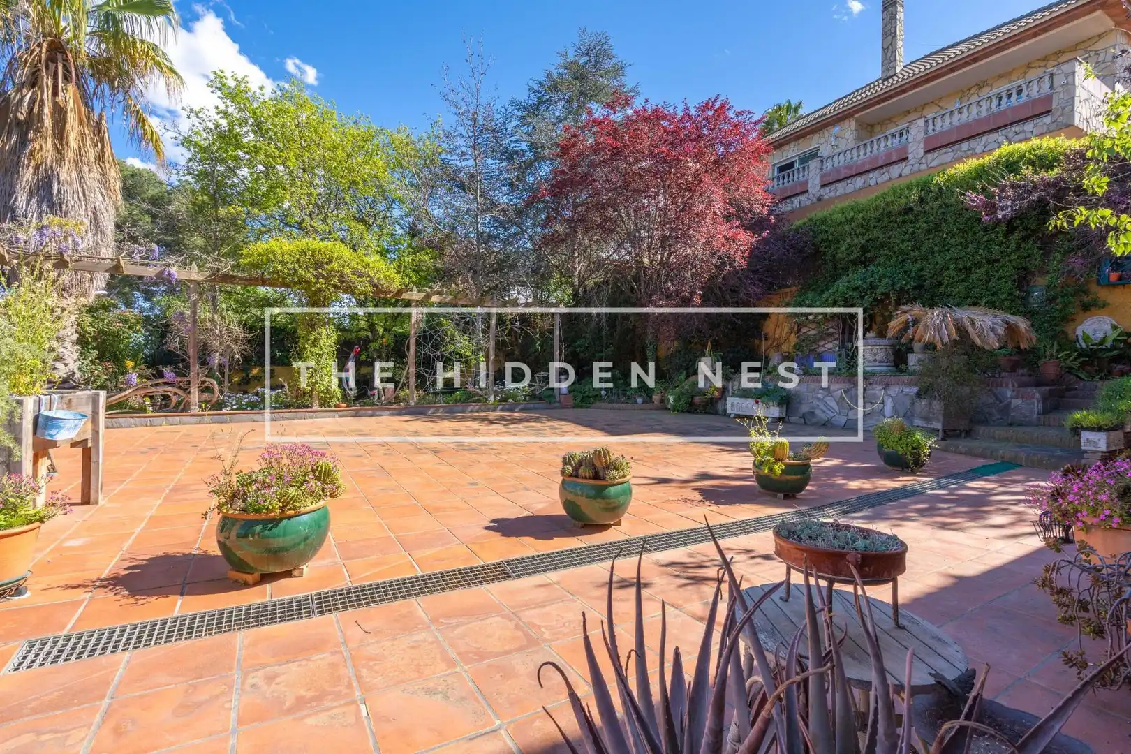Jardí de Casa o xalet en venda en Rubí amb Aire condicionat, Jardí privat i Terrassa