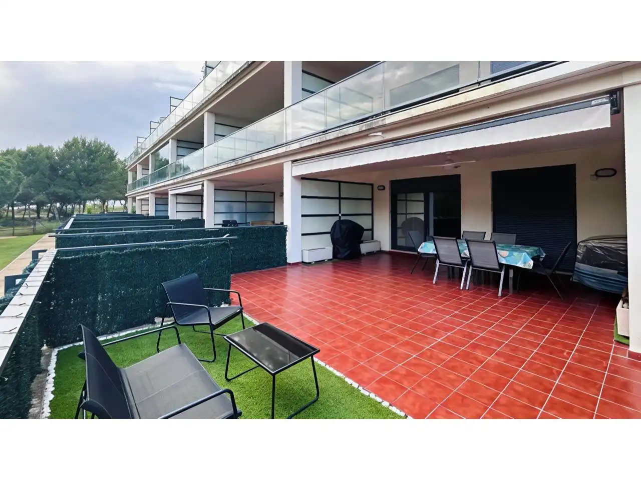 Terrasse von Wohnung zur Miete in San Jorge / Sant Jordi mit Klimaanlage, Heizung und Terrasse