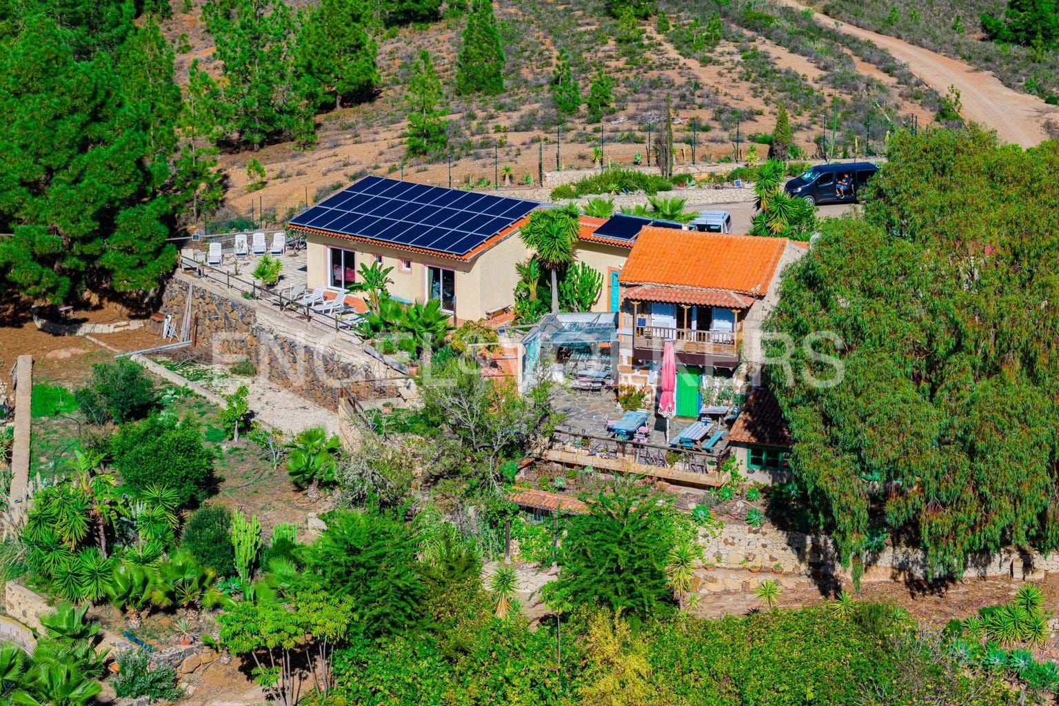 Vista exterior de Casa o chalet en venta en Vilaflor de Chasna con Terraza y Amueblado