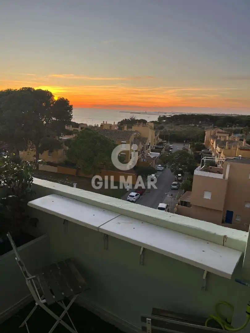 Außenansicht von Wohnung zur Miete in El Puerto de Santa María mit Klimaanlage, Heizung und Terrasse