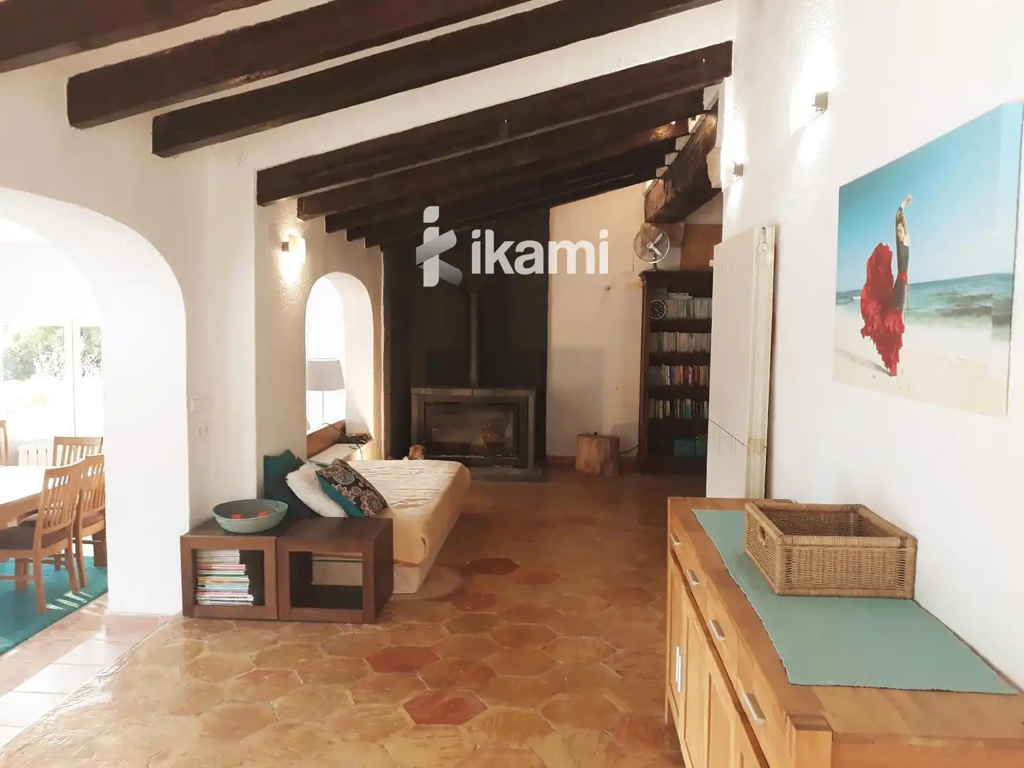 Living room of Houses for sale in Jávea / Xàbia  with Air Conditioner, Heating and Private garden