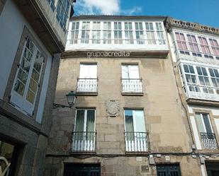 Vista exterior de Pis en venda en Santiago de Compostela  amb Calefacció, Terrassa i Balcó