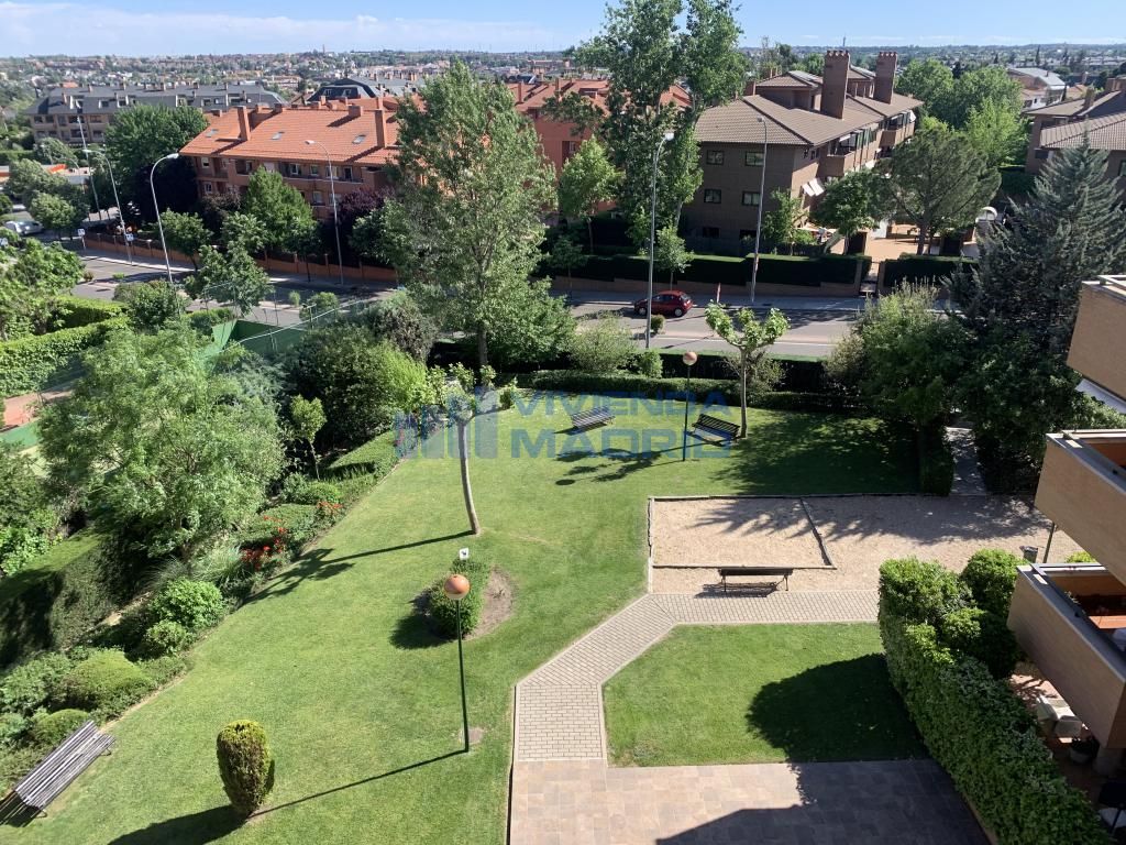 Garden of Flat for sale in  Madrid Capital  with Air Conditioner, Heating and Terrace
