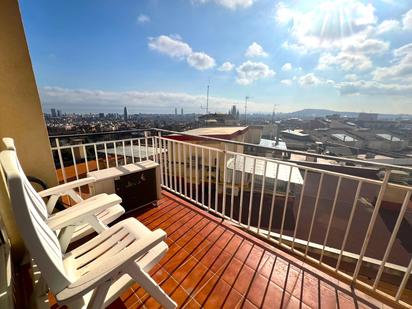 Terrace of Attic for sale in  Barcelona Capital  with Air Conditioner, Heating and Parquet flooring