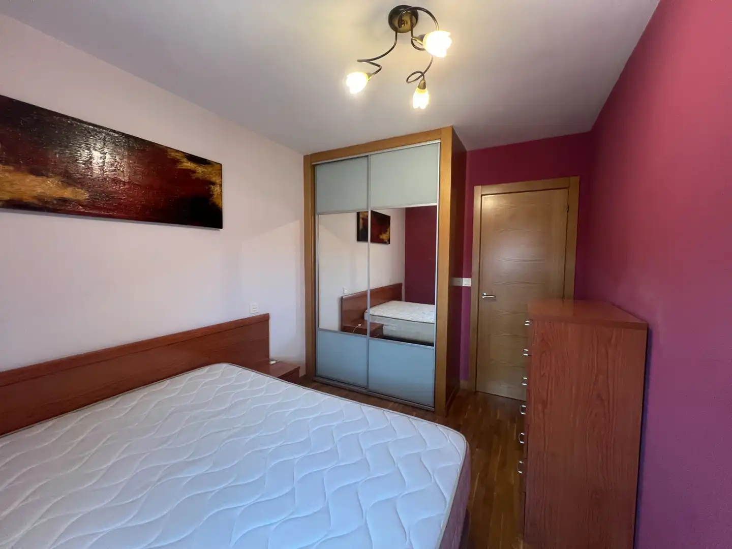 Bedroom of Flat for sale in Palencia  with Heating and Furnished