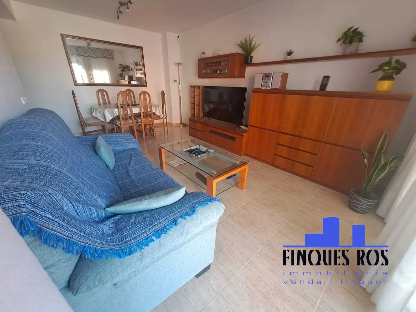 Living room of Flat for rent in Benicarló  with Air Conditioner, Terrace and Furnished