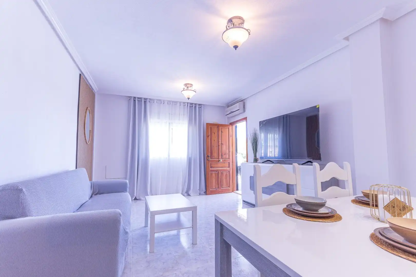 Living room of Detached homes for rent in Orihuela  with Air Conditioner, Private garden and Terrace