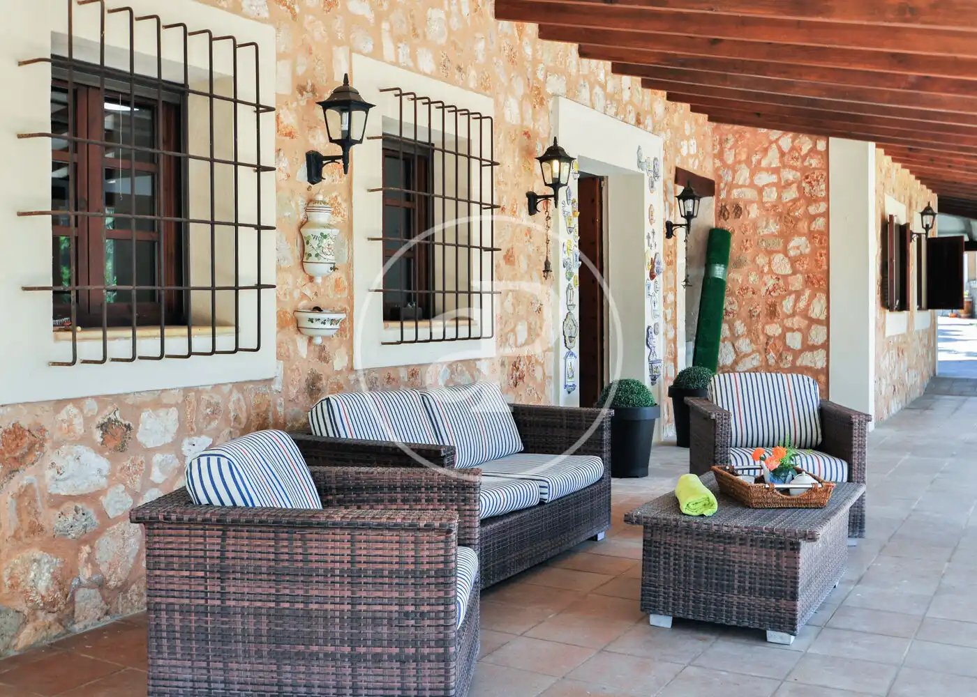 Terraza de Casa o chalet en venta en Binissalem con Aire acondicionado, Calefacción y Jardín privado