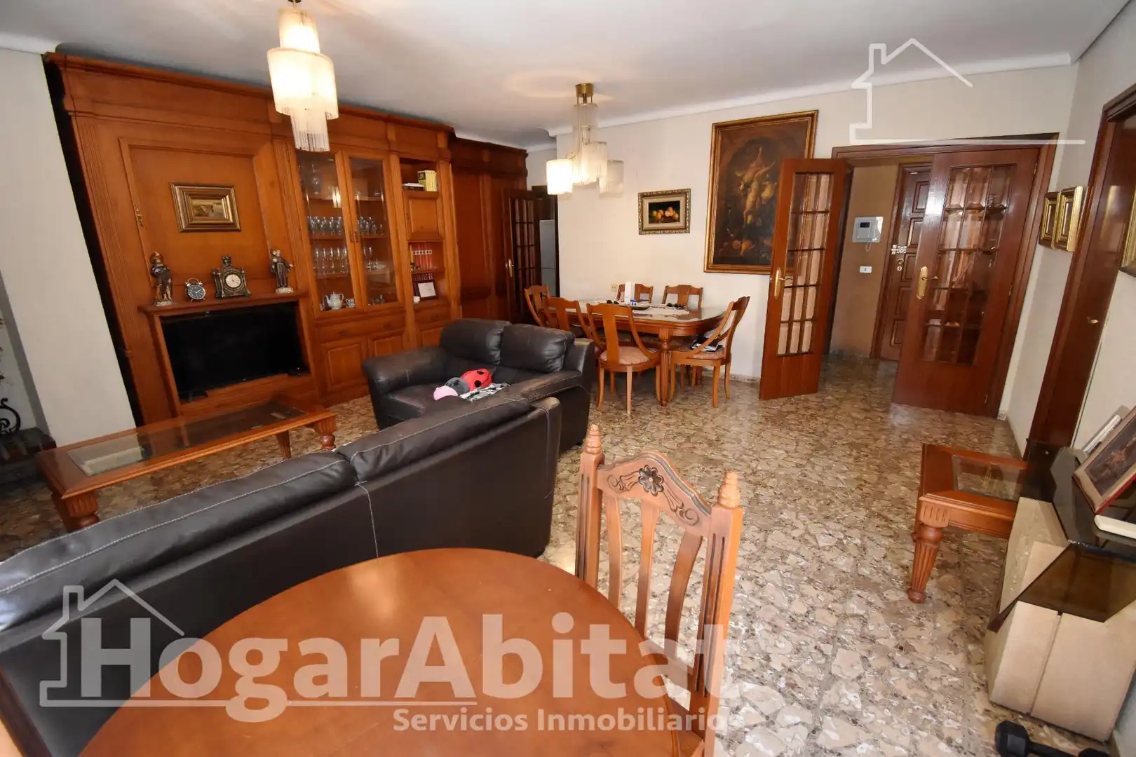 Living room of Flat for sale in Vila-real  with Air Conditioner, Heating and Furnished