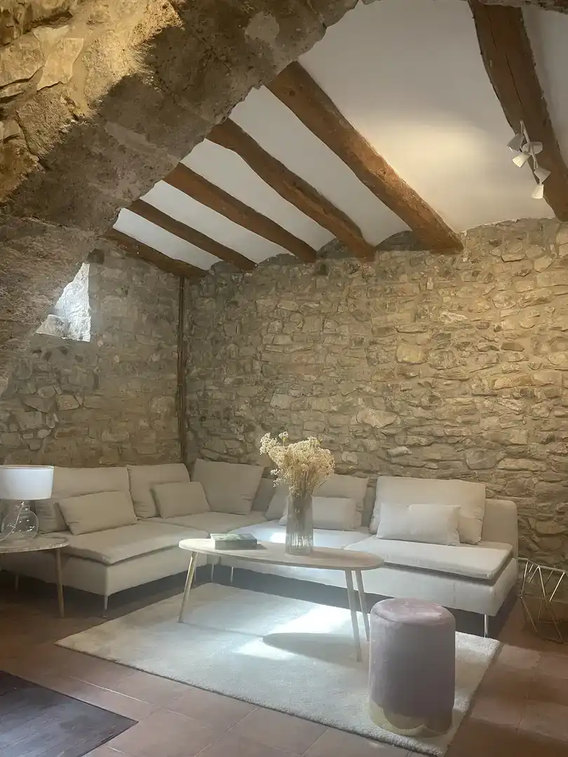Sala d'estar de Casa o xalet en venda en La Torre de Claramunt amb Balcó