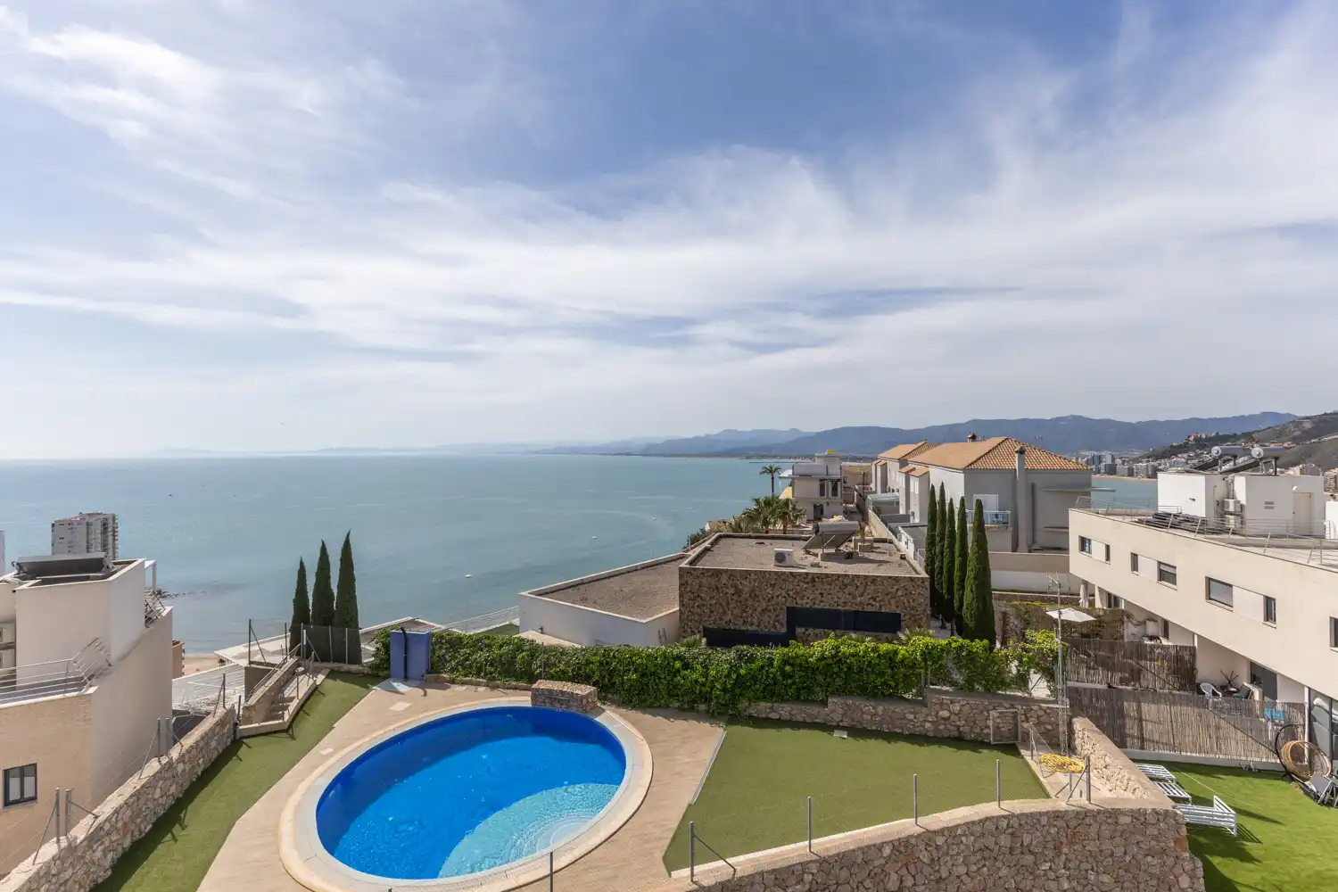 Terraza de Casa o chalet en venta en Cullera con Aire acondicionado, Calefacción y Jardín privado