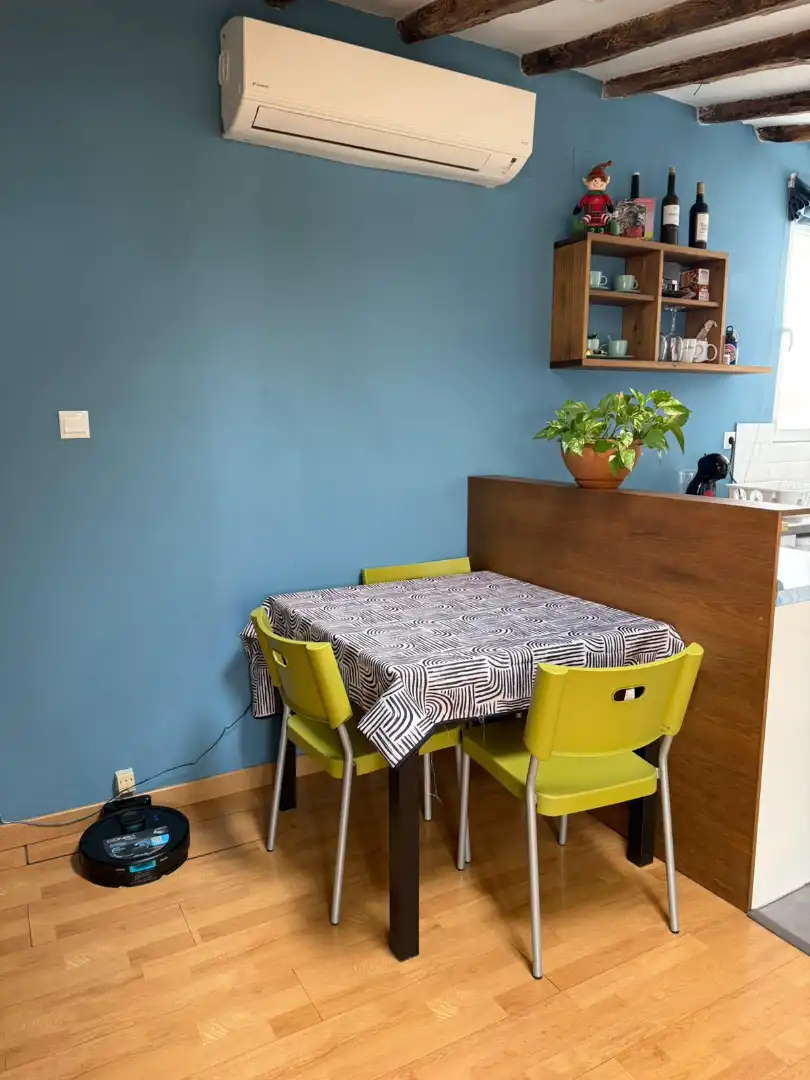 Comedor de Piso de alquiler en Madrid con Aire acondicionado, Calefacción y Amueblado
