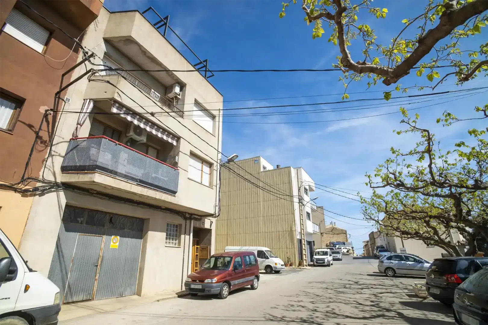 Exterior view of Flat for sale in Mas de Barberans  with Air Conditioner, Parquet flooring and Furnished