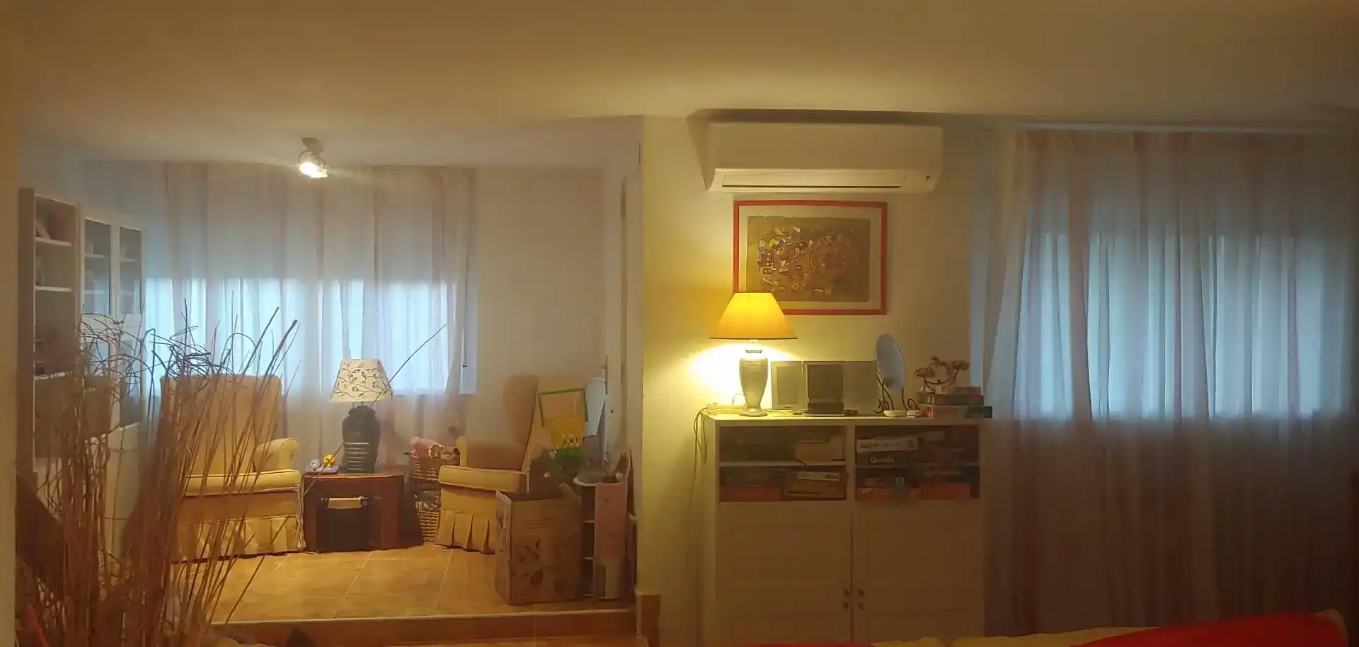 Sala d'estar de Pis en venda en Villa del Prado amb Aire condicionat, Jardí privat i Traster